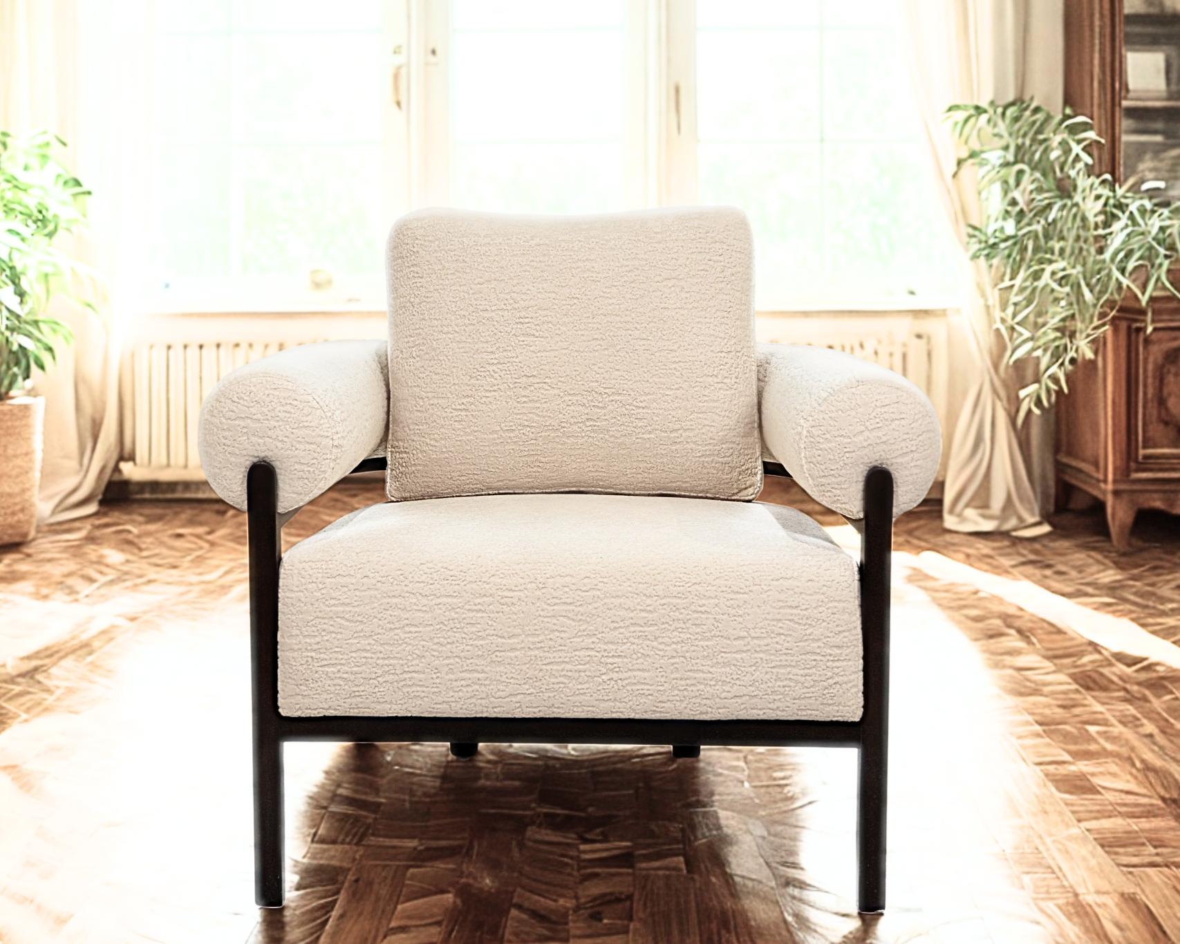 EBENE IVOIRE - Salon complet style néo-classique contemporain