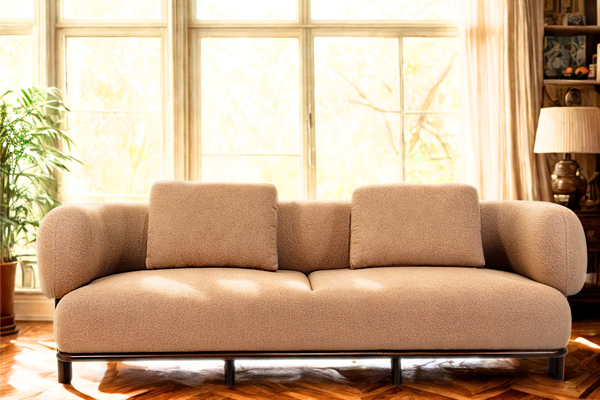 EBENE - Salon complet style contemporain organique chic