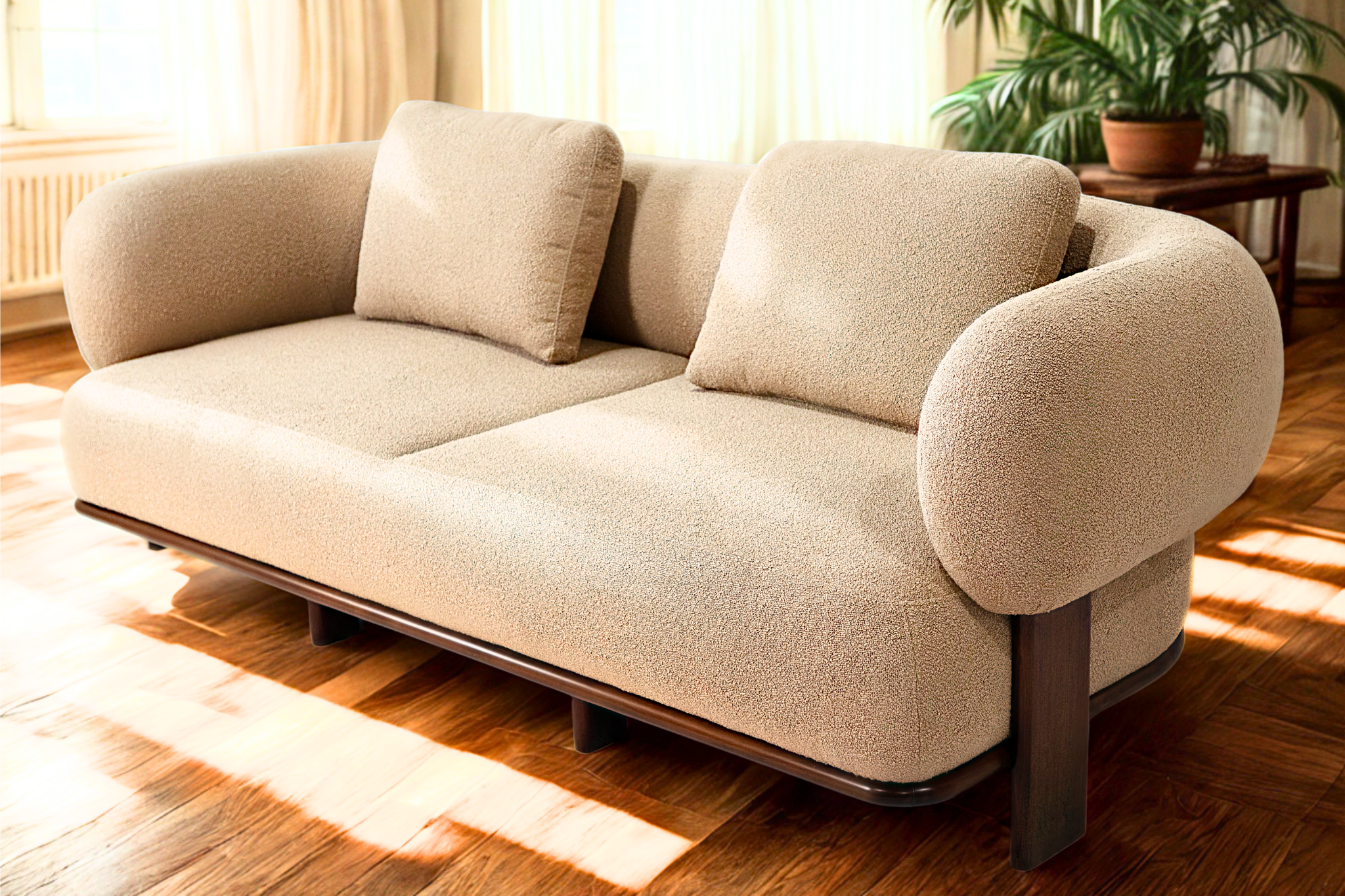 EBENE - Salon complet style contemporain organique chic