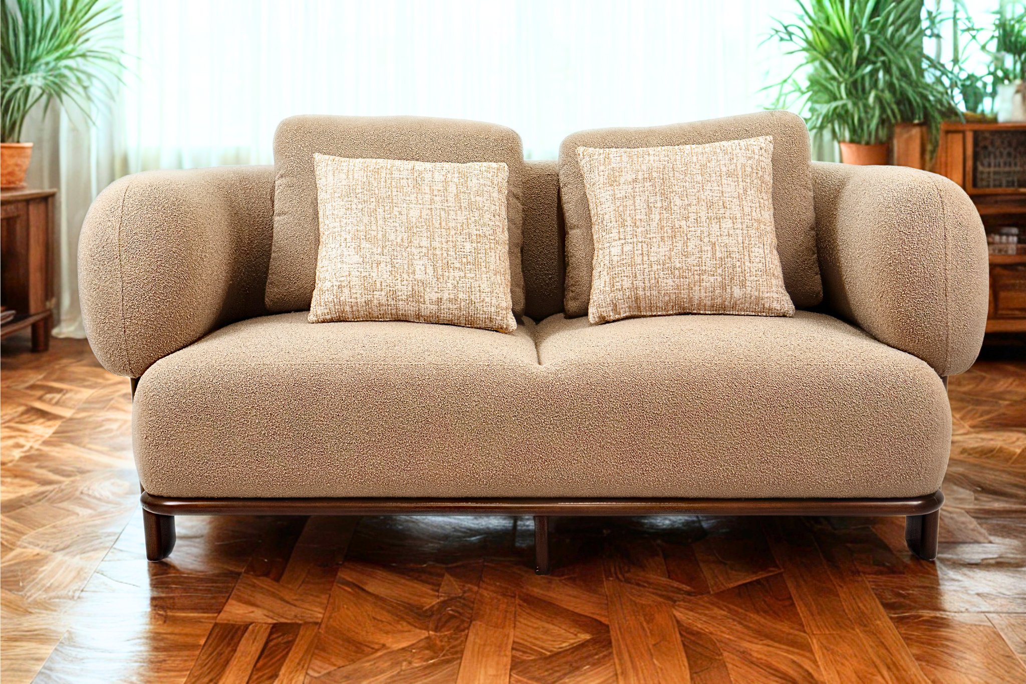 EBENE - Salon complet style contemporain organique chic
